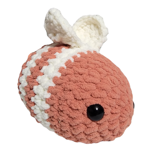 Large Bee Plushie (Pumpkin Spice)