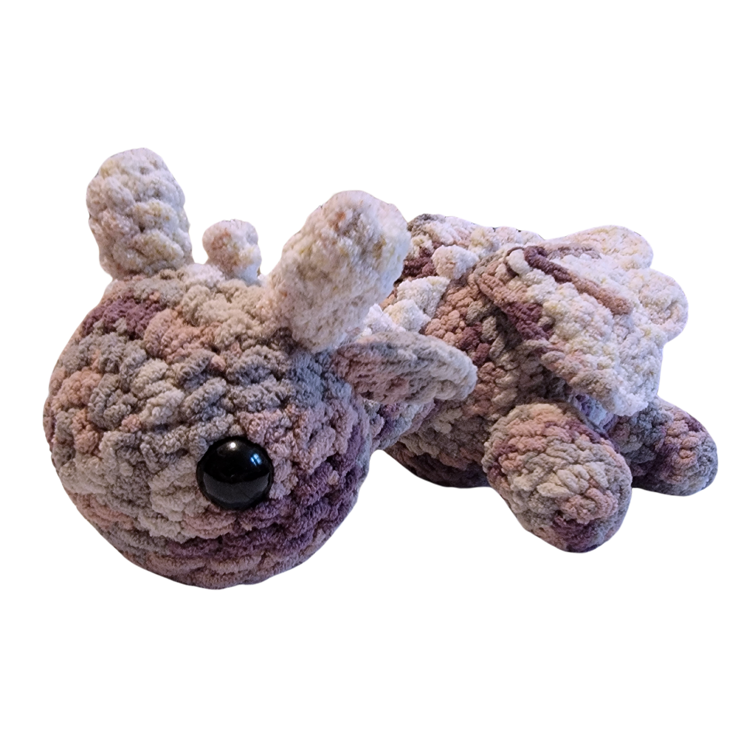 Large Dragon Plush (Mottled Purple)