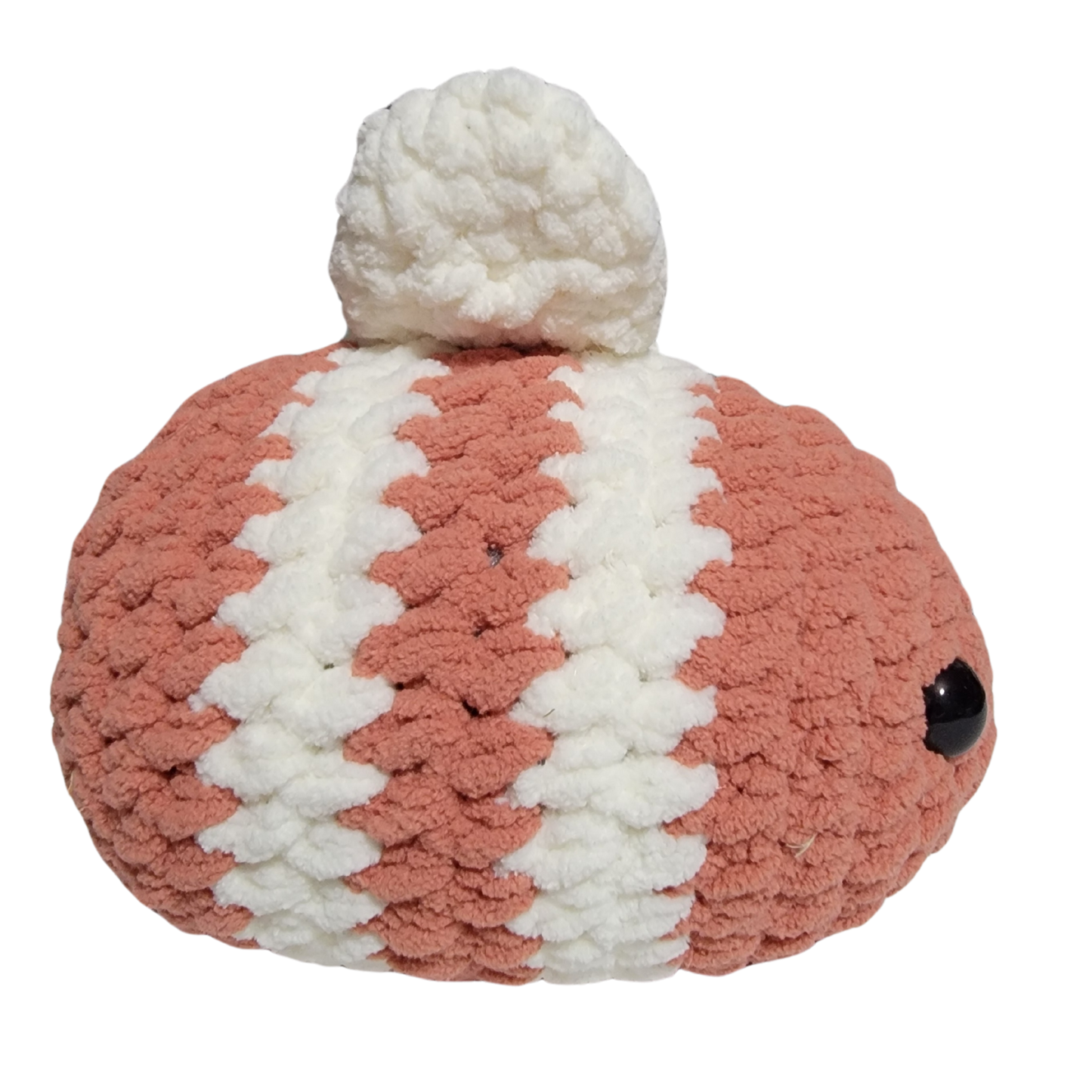 Large Bee Plushie (Pumpkin Spice)